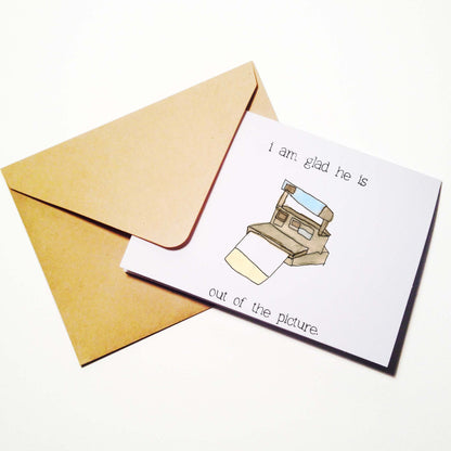 Out Of the Picture Divorce Card