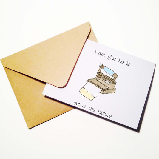 Out Of the Picture Divorce Card