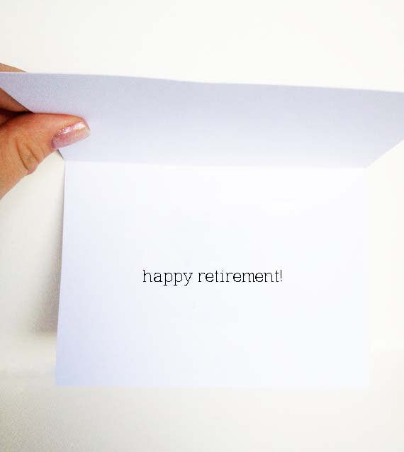 Retirement Card