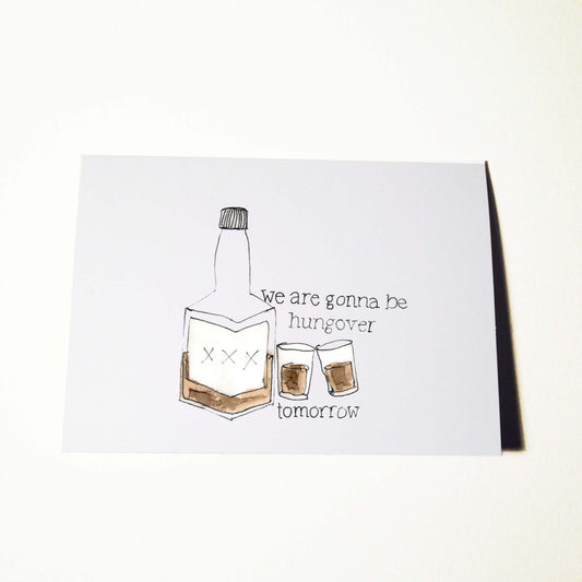 Hungover Card