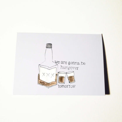 Hungover Card