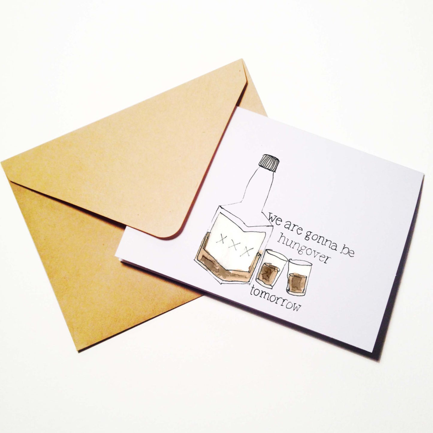 Hungover Card