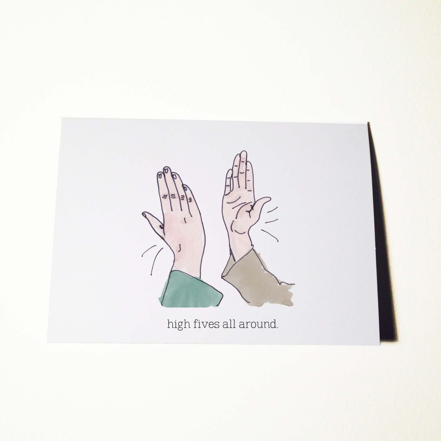 HIgh Fives All Around Card