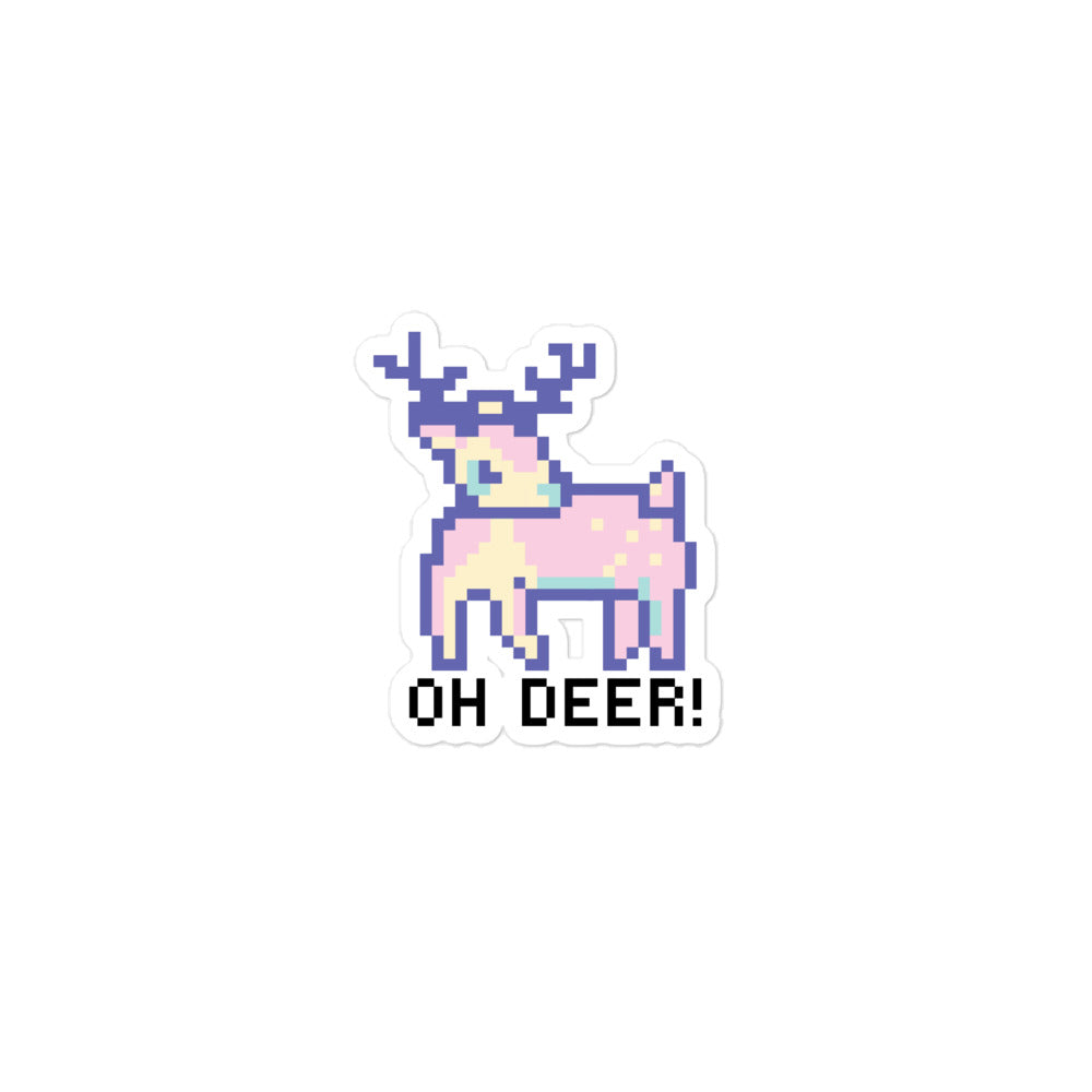 Oh-Deer Sticker
