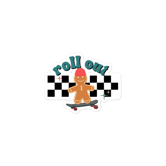 Roll Out Gingerbread Sticker