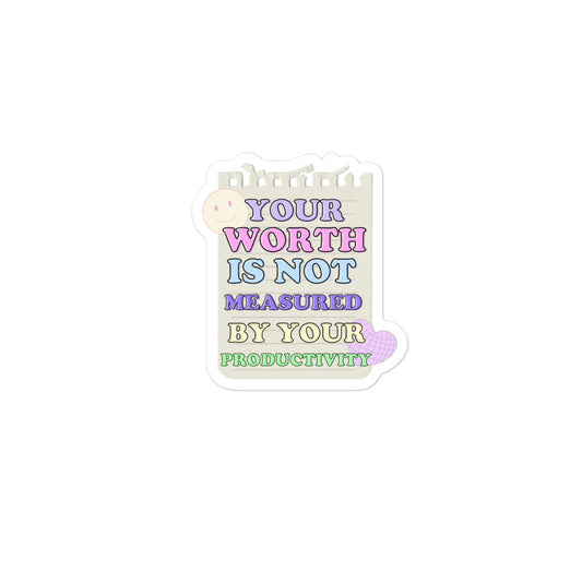 Your Worth Sticker