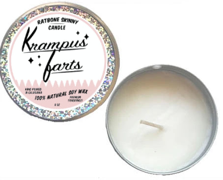 Krampus Farts Holiday Candle