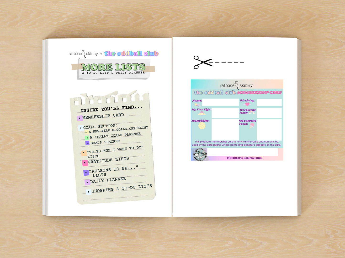 More Lists Notebook Planner