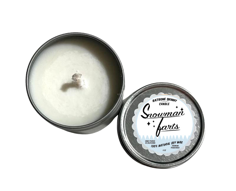 Snowman Farts Holiday Candle
