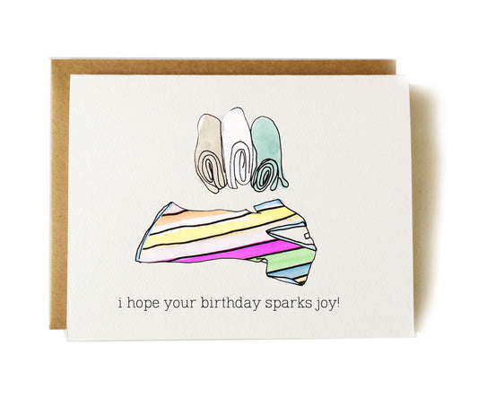 spark birthday joy! Card