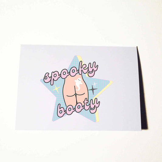 Spooky Booty Halloween Card