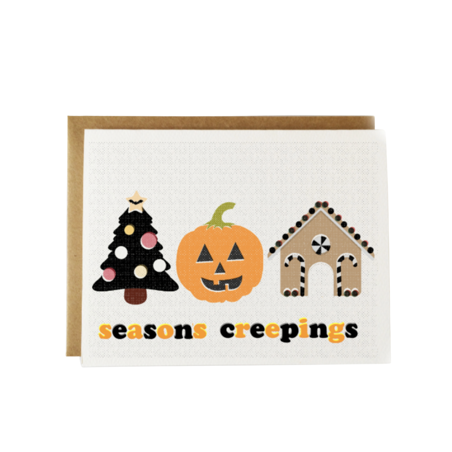 Halloween Card Seasons Creeps Card