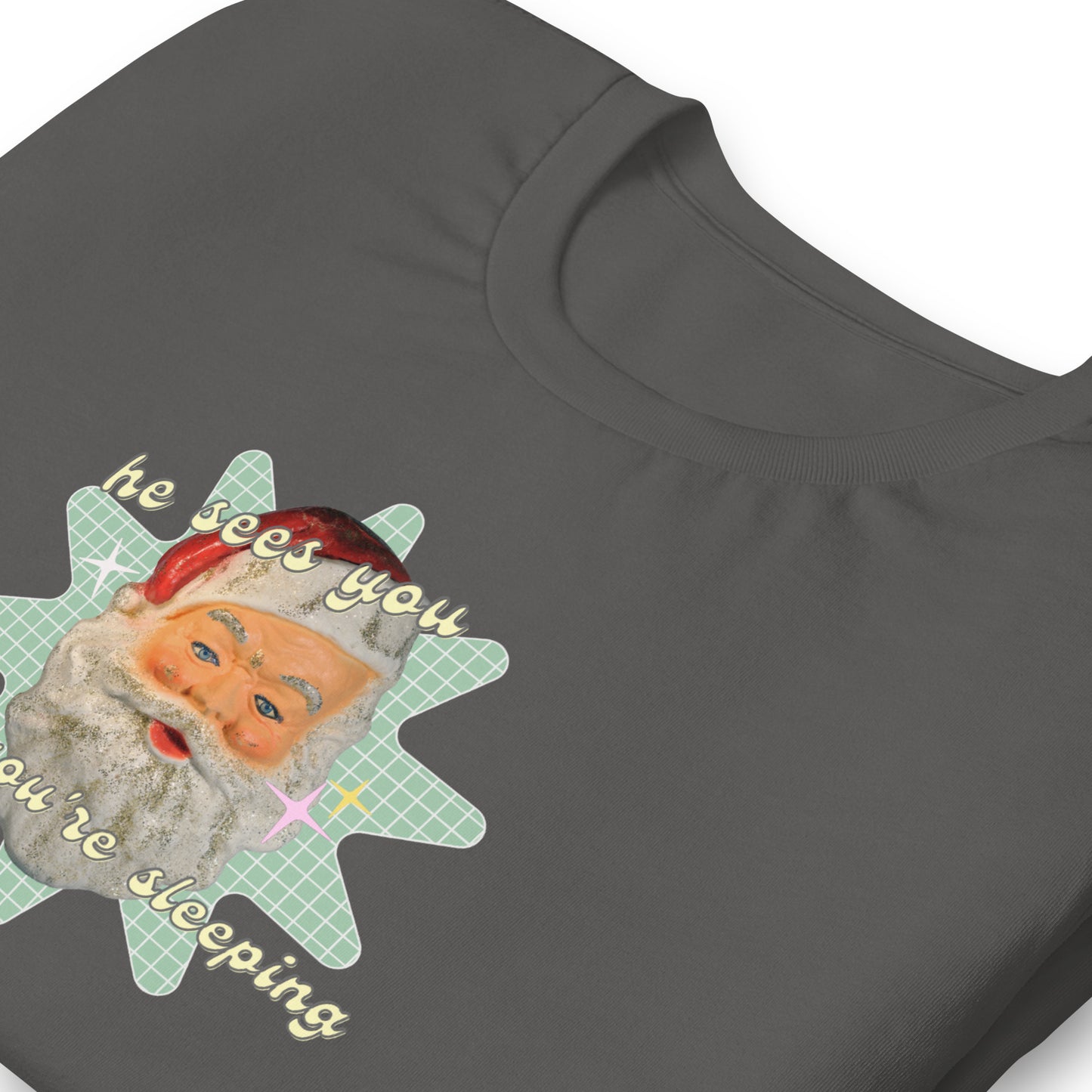 Creepy Santa Christmas T-Shirt | Funny and Eerie Holiday Tee